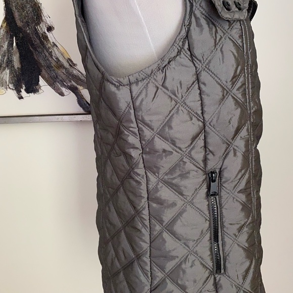 Marc New York Gray Quilted Vest Size Small - Picture 8 of 11